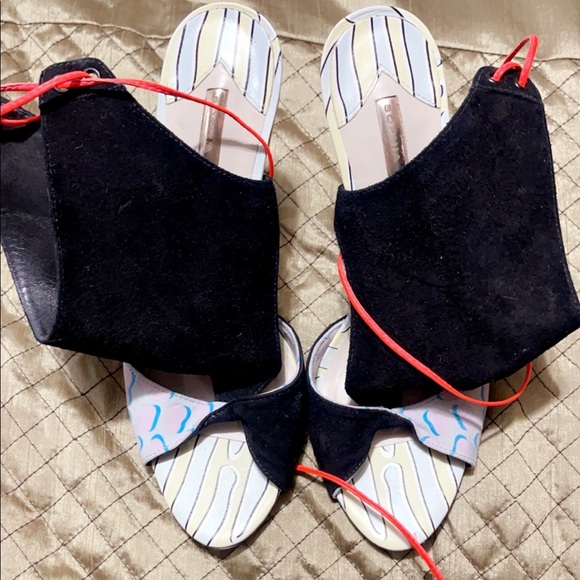 Sophia Webster tie around ankle beautiful heels multicolor 😍 - Picture 1 of 4